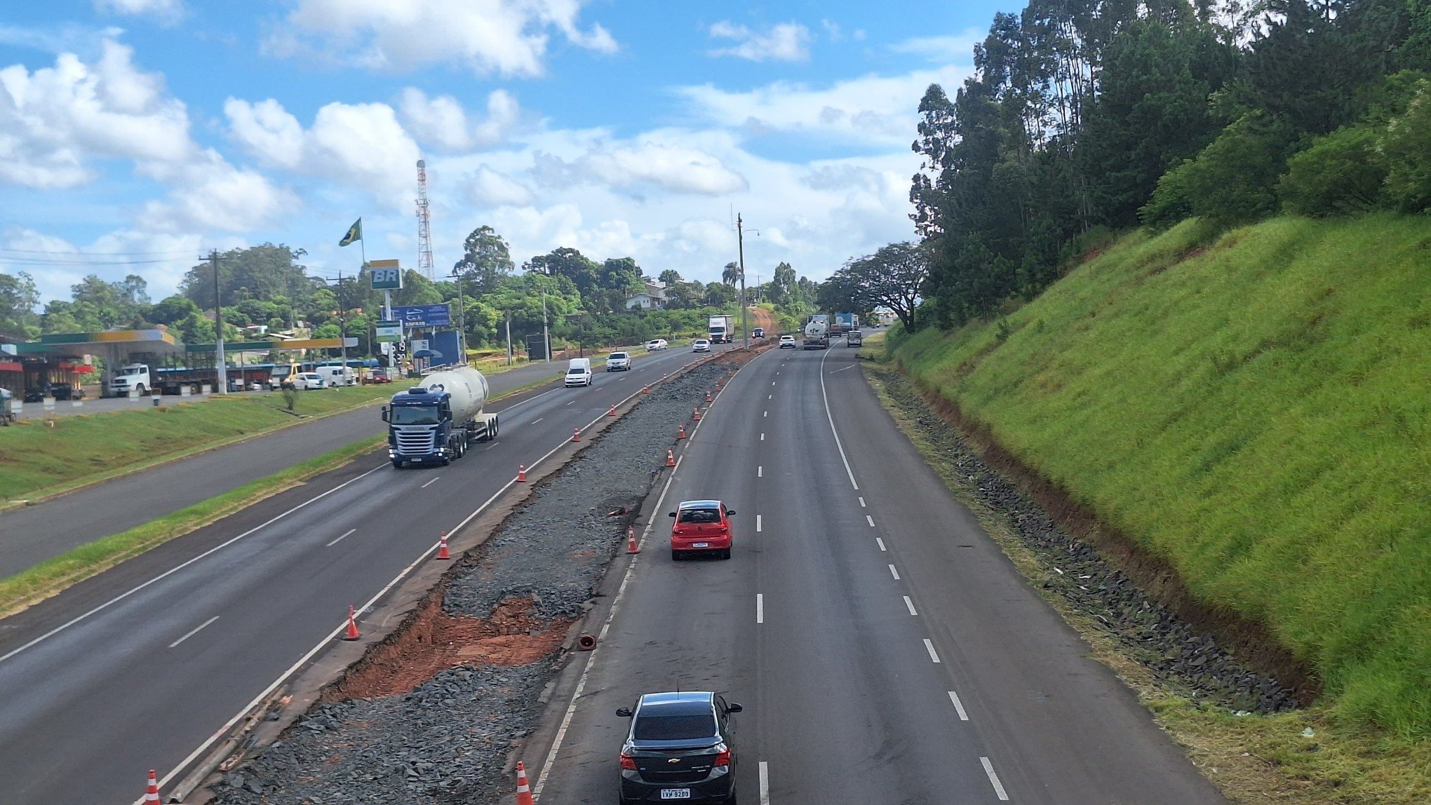 BR-116: Saiba o problema que retirou trabalhadores das obras em trecho de Novo Hamburgo