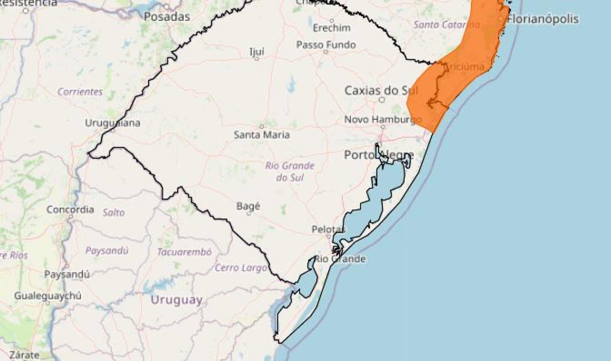 Inmet alerta para chuva forte no RS; evite riscos e saiba mais