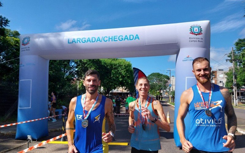 Fabio Benides, Clarice da Luz Santos e Guilherme Moser com resultados positivos na RÃºstica de aniversÃ¡rio de Campo Bom 