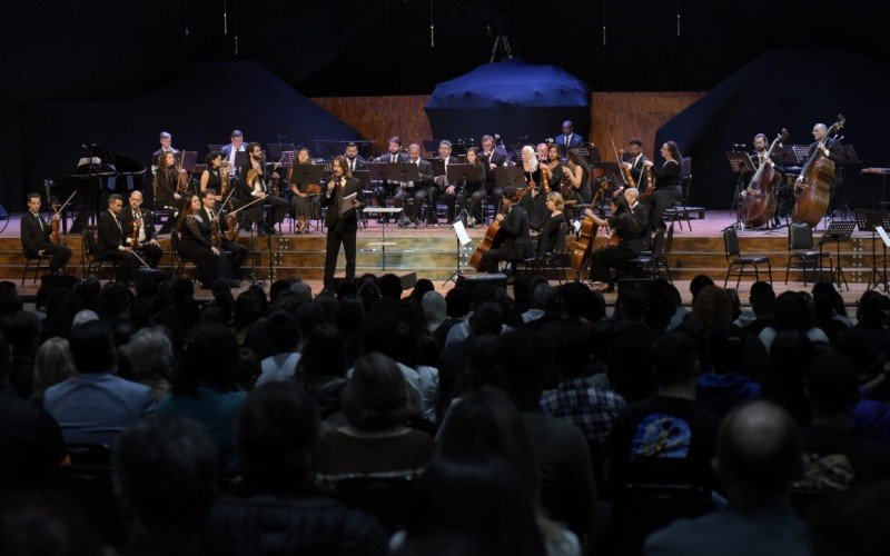 Orquestra SinfÃ´nica de Gramado fez a abertura do festival internacional de mÃºsica da cidade