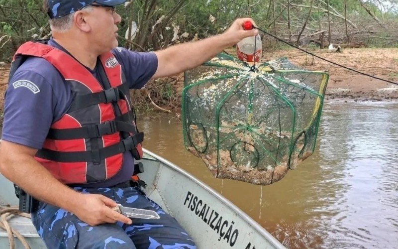 GDA e Semmam de São Leopoldo apreendem 19 redes de pescas irregulares