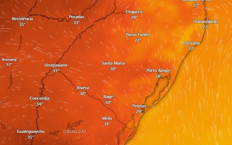 Próximos dias serão de calor em boa parte do Rio Grande do Sul | abc+