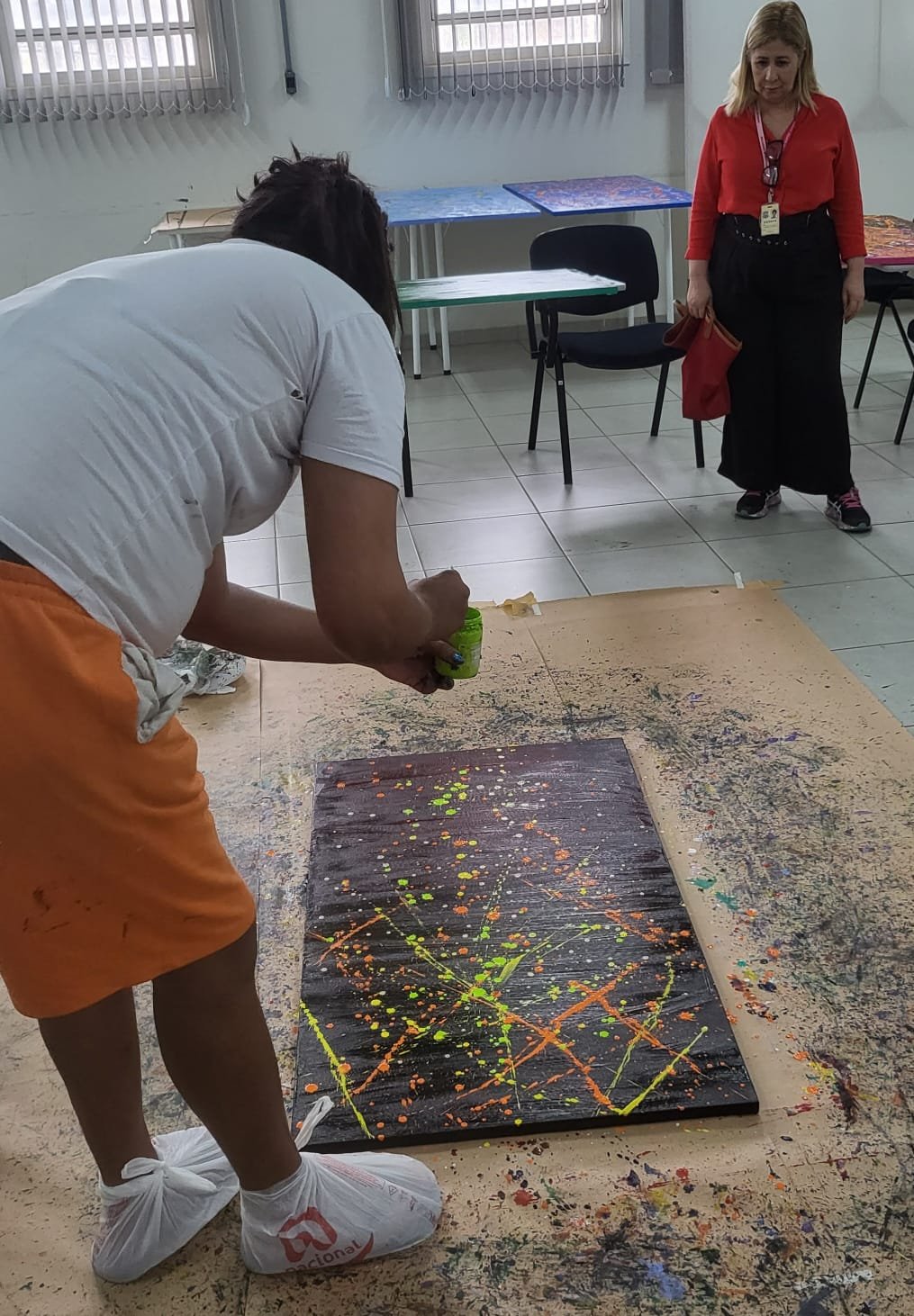 Projeto desenvolveu aprendizado de técnicas de pintura