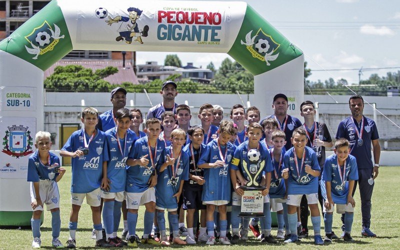 Novo Hamburgo Ã© o vice-campeÃ£o da Sub-10