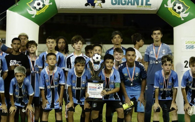 GrÃªmio ficou com o vice-campeonato do Sub-13