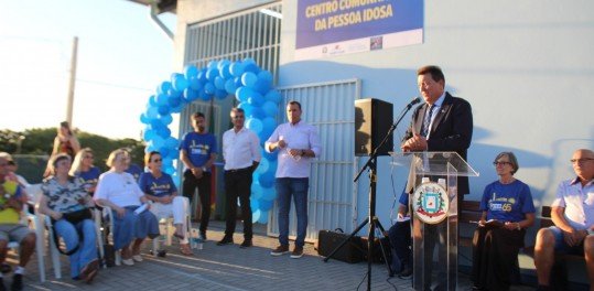 InauguraÃ§Ã£o do Centro de ConvivÃªncia do Idoso