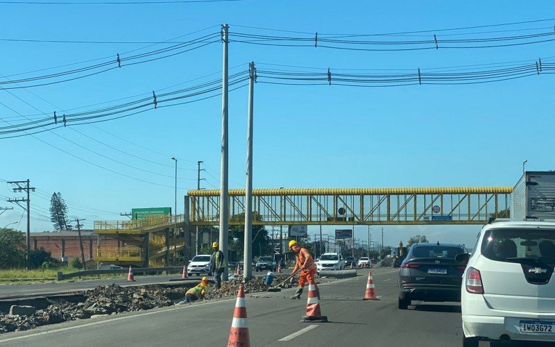 Obras na BR-116 causam congestionamento | abc+