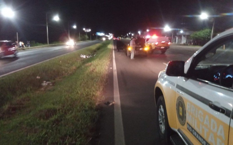 Ciclista foi atingida quando estava atravessando a rodovia RS-239 | abc+