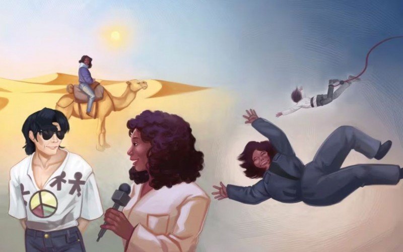 Biografia ilustrada de Glória Maria | abc+
