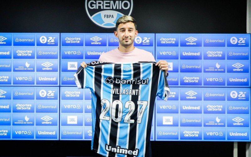 Villasanti tem contrato com o Grêmio até o fim de 2027  | abc+