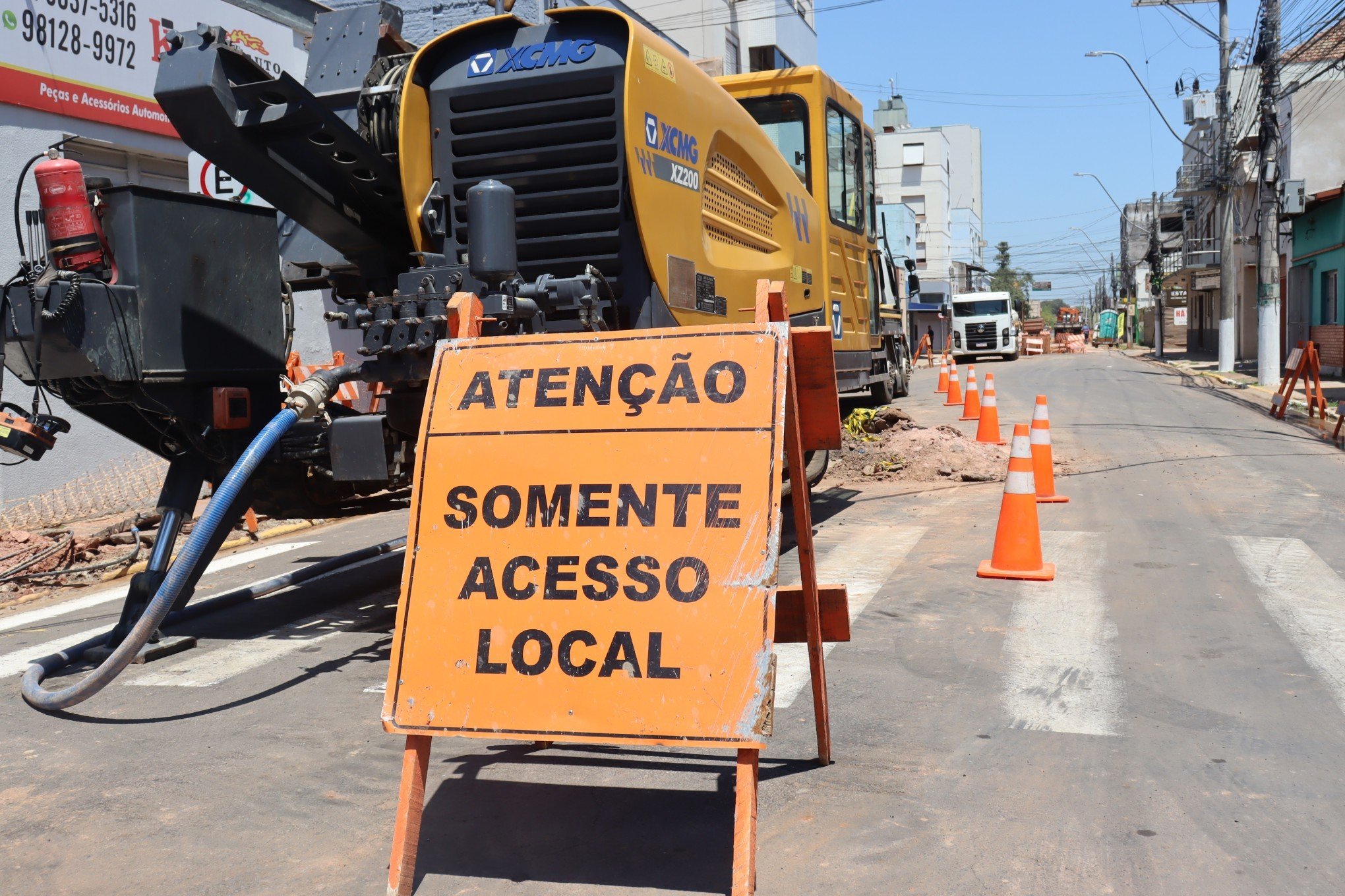 Obra do Semae na Rua Brasil deve ser finalizada e trânsito liberado após o carnaval