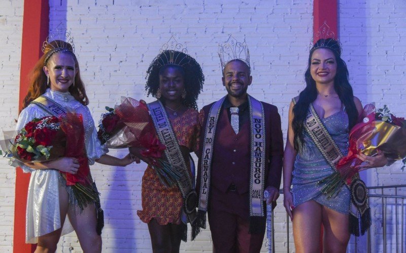Isis, Sandyelle, Carioca e Sabrina na corte hamburguense