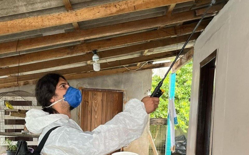 TÃ©cnica Ã© aplicada em Ã¡reas internas e externas, ondem nÃ£o pegam chuva