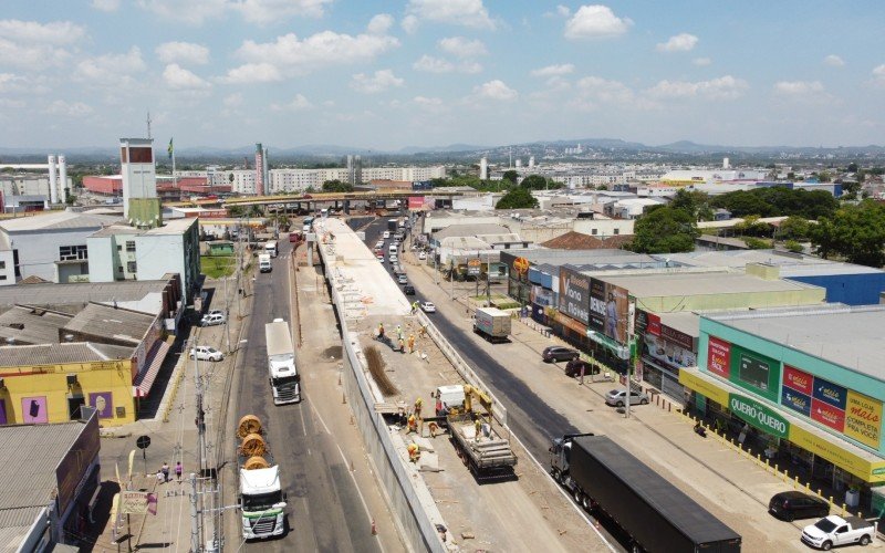 O viaduto da 240 servirá para quem vem de Portão e seguirá rumo a Novo Hambrugo | abc+