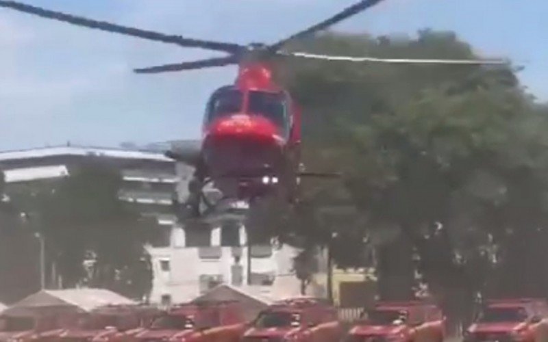 Bombeiros do RS resgataram vítima de helicóptero |  abc+