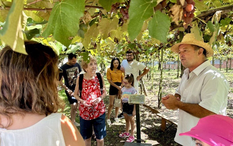 No roteiro O Quatrilho, turistas conhecem a propriedade 