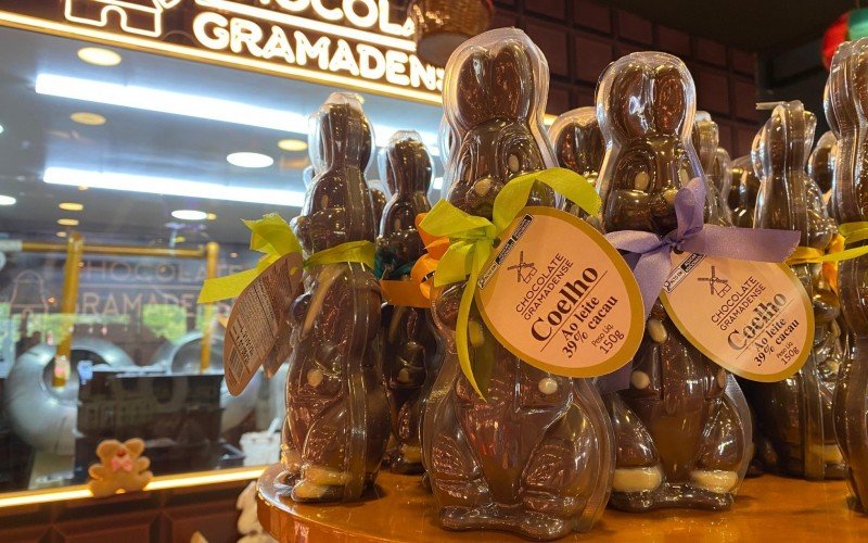 ProduÃ§Ã£o de ovos de chocolate para a PÃ¡scoa 2024 em Gramado