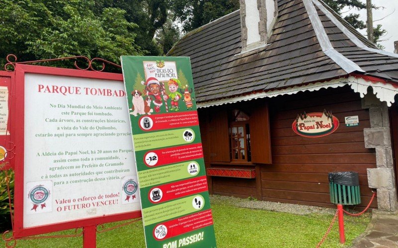 Aldeia do Papai Noel fica no Parque Knorr, em Gramado