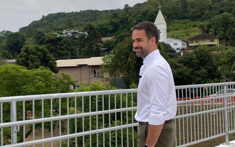 GRAMADO: Eduardo Leite participa de inauguraÃ§Ã£o de viaduto da RS-115; veja fotos