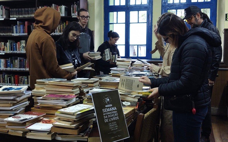 Semana Internacional da Doação de Livros é prorrogada até 23 de fevereiro