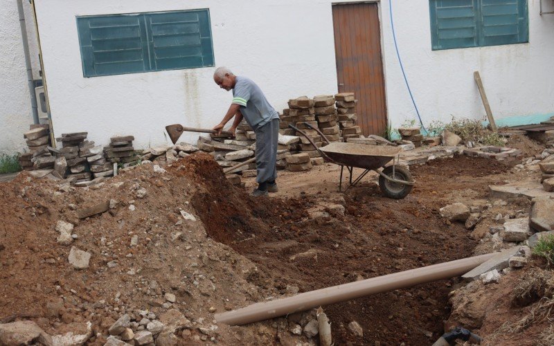 construÃ§Ã£o do Hub Agro no Parque Assis Brasil em Esteio