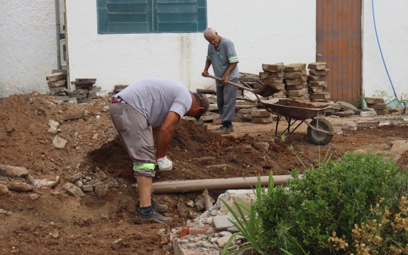 construÃ§Ã£o do Hub Agro no Parque Assis Brasil em Esteio