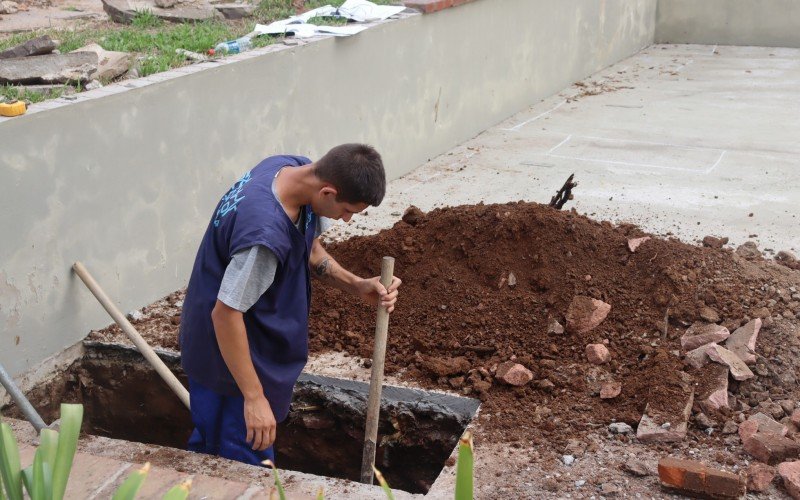 construÃ§Ã£o do Hub Agro no Parque Assis Brasil em Esteio