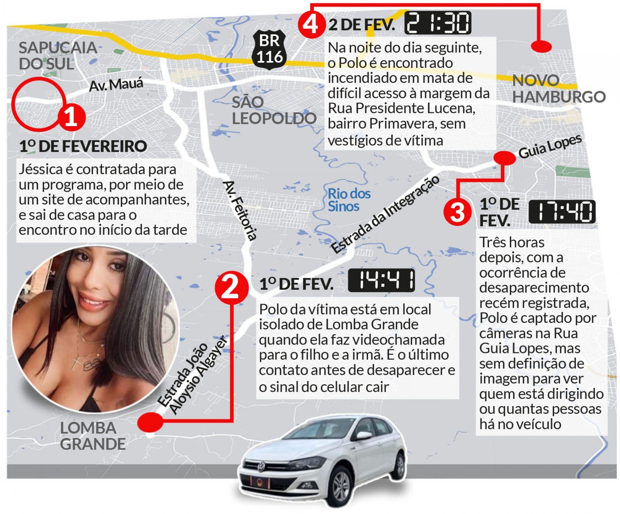 Mapa Jessica Oliveira