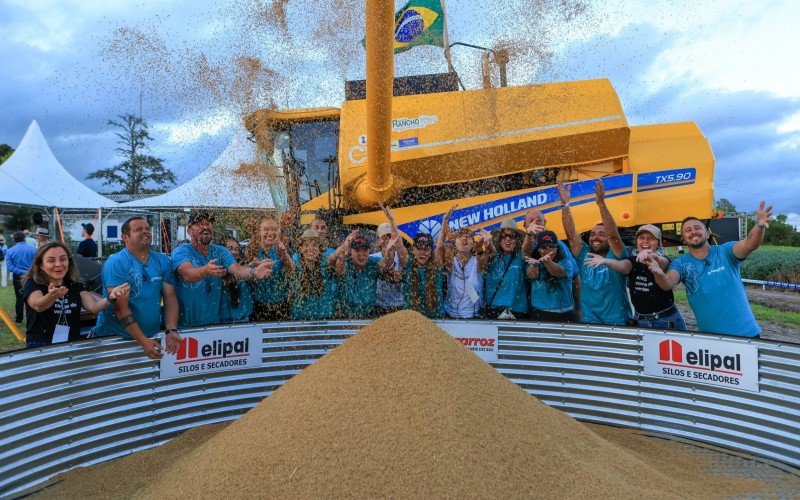 Abertura da Colheita do Arroz, na Embrapa, em CapÃ£o do LeÃ£o