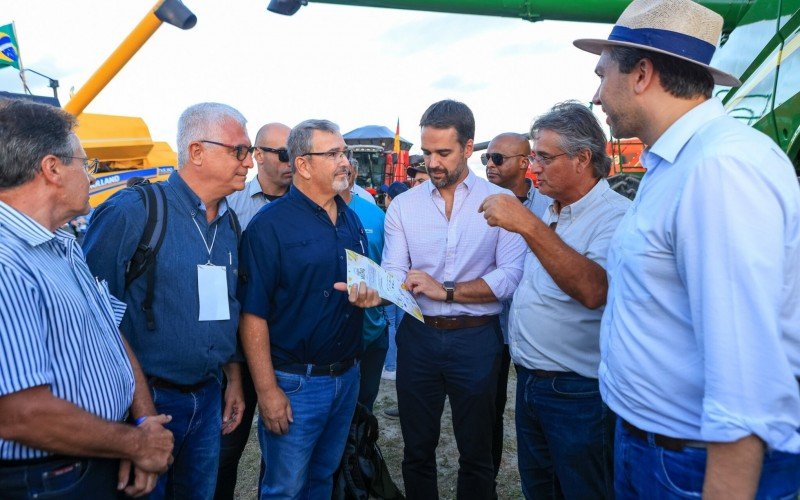 Abertura da Colheita do Arroz, na Embrapa, em CapÃ£o do LeÃ£o