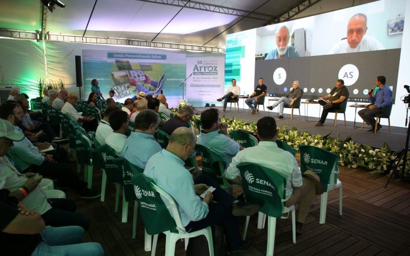 Encontro da Câmara Setorial da Cadeia Produtiva do Arroz na Abertura da Colheita, em Capão do Leão | abc+