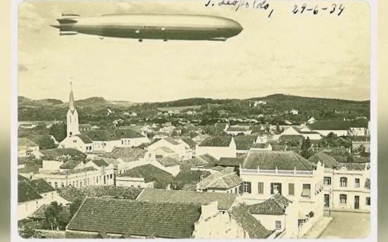 Dirigível Zeppelin passou pela região em junho de 1934 | abc+