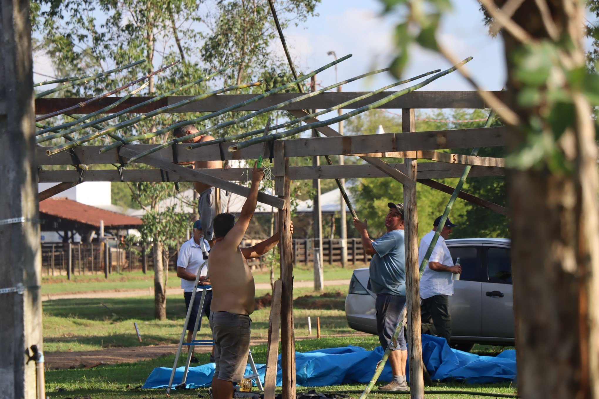 Tradicionalistas começam a montar piquetes para o Rodeio Nacional de Campo Bom