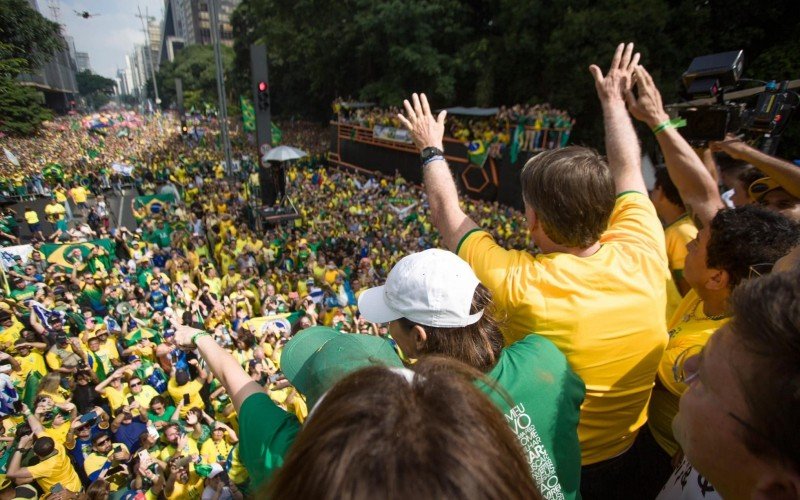 Manifestação pró-Bolsonaro na Avenida Paulista | abc+