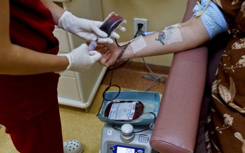 Cada pessoa pode doar até 450 ml de sangue em única coleta