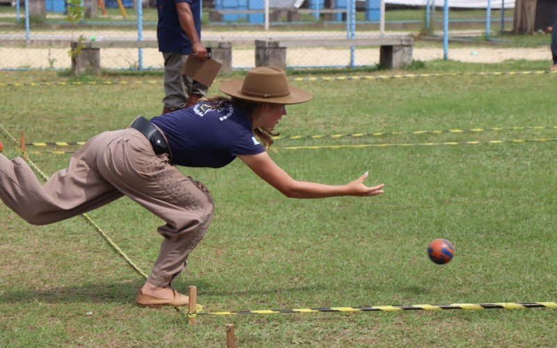 Bocha campeira faz parte da programaÃ§Ã£o do 44Âº Rodeio de Campo Bom