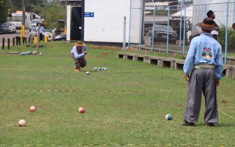 Bocha campeira faz parte da programaÃ§Ã£o do 44Âº Rodeio de Campo Bom
