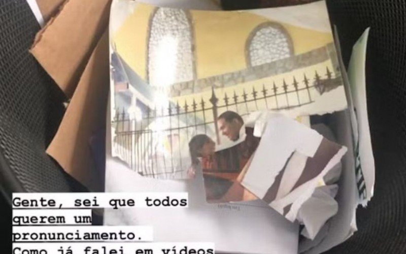 Camila Moura, até então esposa de Lucas Henrique, joga fotos do casal no lixo após brother flertar com Pitel no BBB 24 | abc+