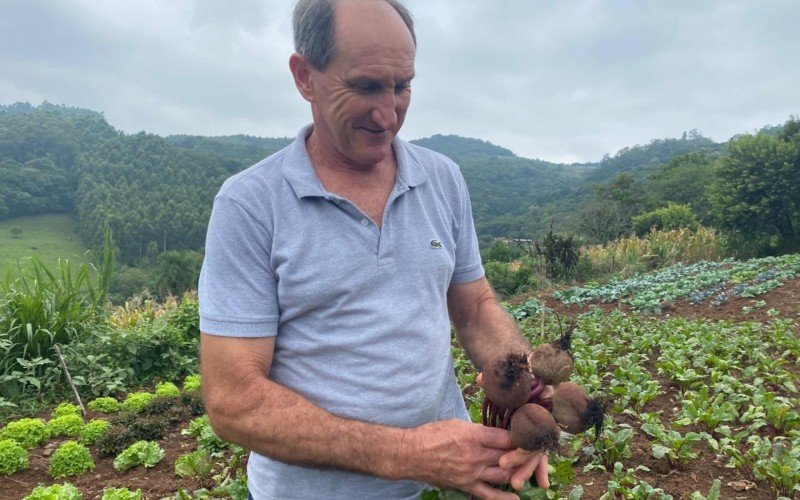 Grande parte do lanche escolar do municÃ­pio Ã© produzido por agricultores da cidade de Dois IrmÃ£os