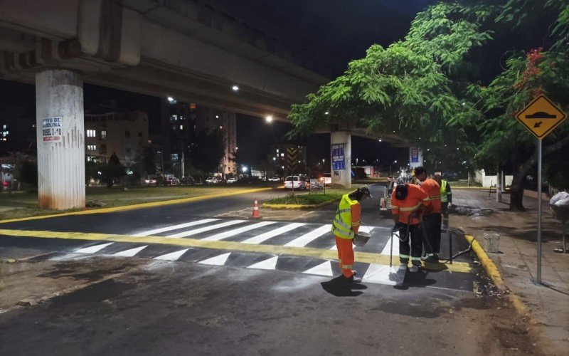 Obra foi feita para dar mais segurança devido ao movimento