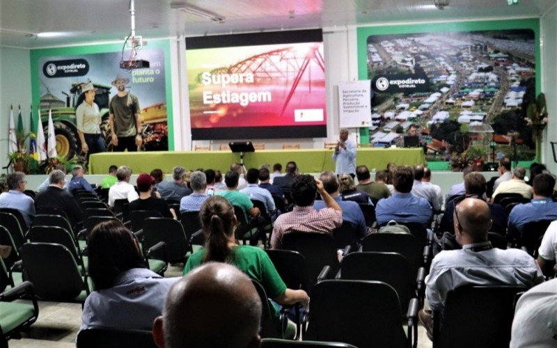 Secretário Giovani Feltes apresentou programa de irrigação em evento na Expodireto | abc+