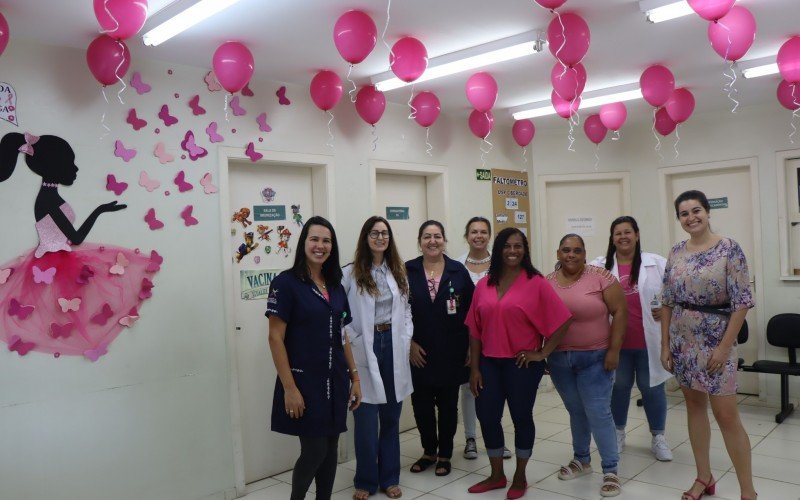 Equipe da USF Liberdade decorou o posto para receber as mulheres | abc+