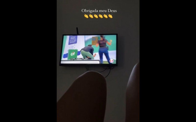 No Instagram, Deniziane comemorou Matteus ter escapado do paredão do BBB 24 | abc+