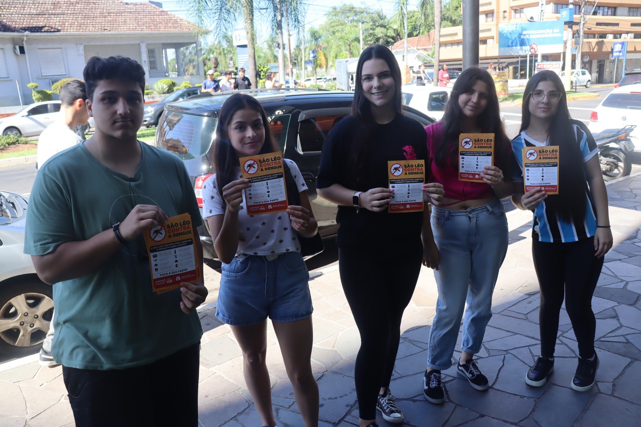 MobilizaÃ§Ã£o da Escola Villa Lobos contra a dengue - OtÃ¡vio, JÃºlia, Rafaela, Thayllana e Camilly