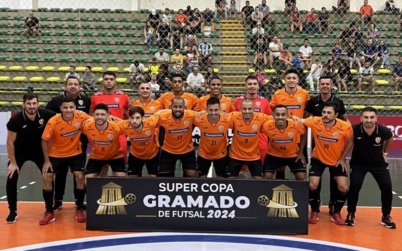 ACBF, de Carlos Barbosa, Ã© uma das equipes que disputa a Super Copa Gramado de Futsal