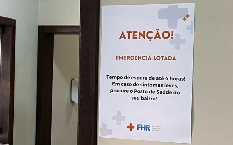 Hospital de Parobé avisa sobre superlotação  | abc+