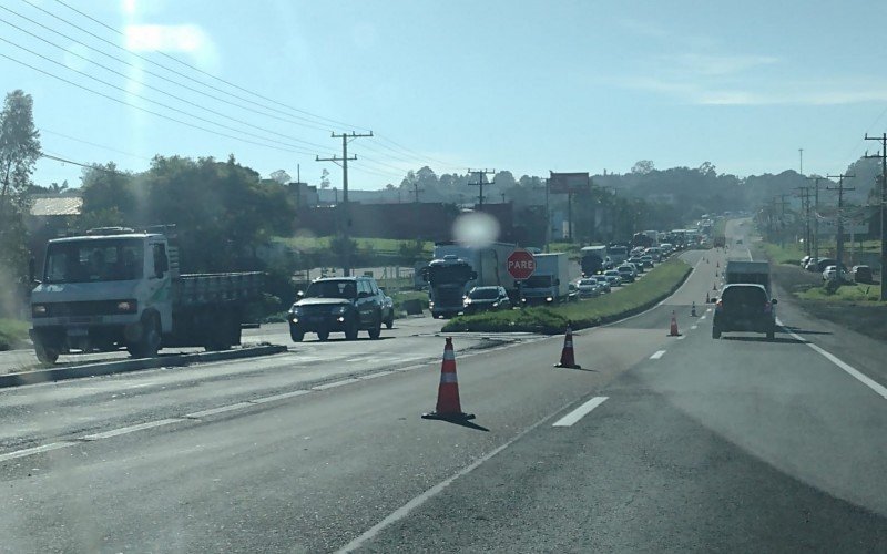 Congestionamento na RS-240 nesta terça-feira | abc+