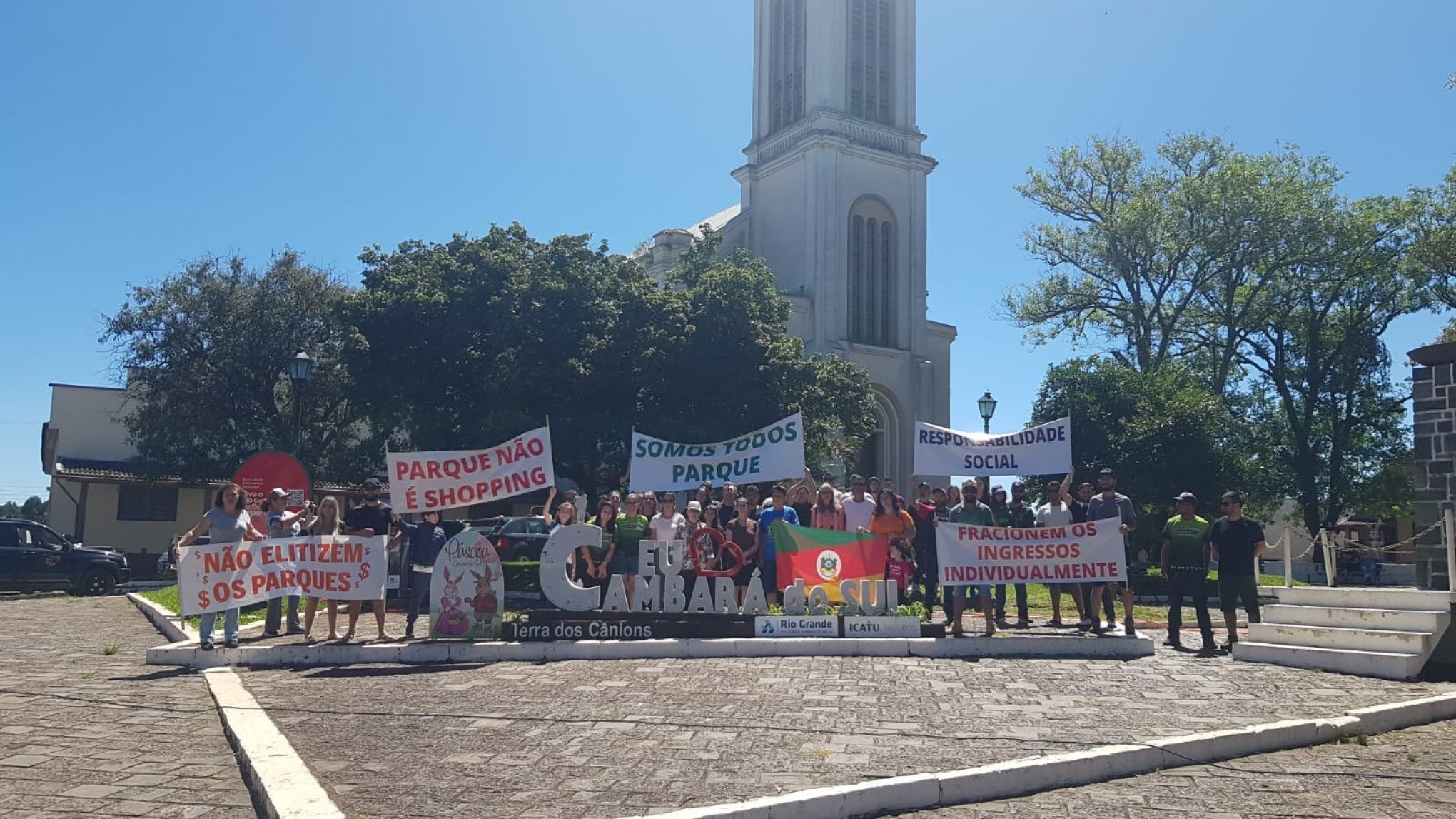 "Parque não é shopping": Entenda o protesto pela redução do preço dos ingressos para os cânions de Cambará do Sul