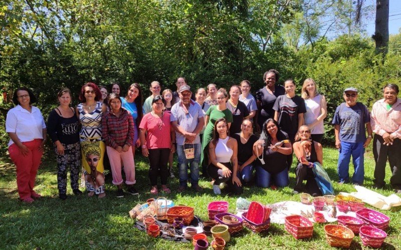 Professores tiveram encontro com indígenas no Parque Imperatriz