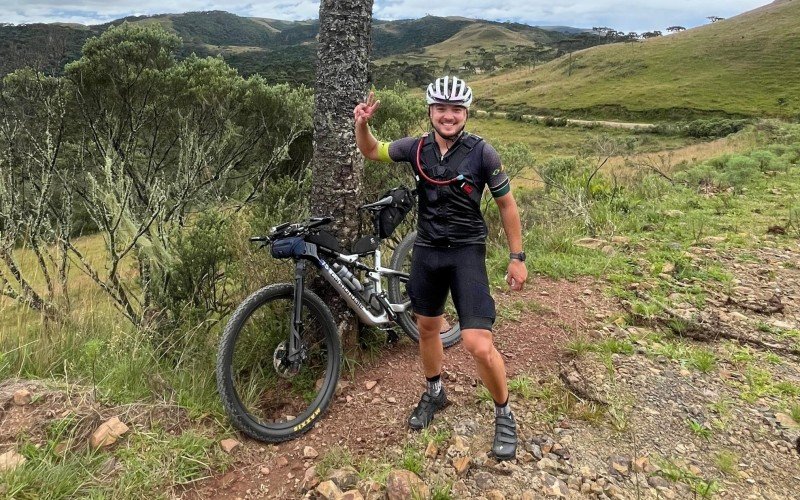 Tomás Boeira percorreu 500 quilômetros de bike nas serras gaúcha e catarinense | abc+